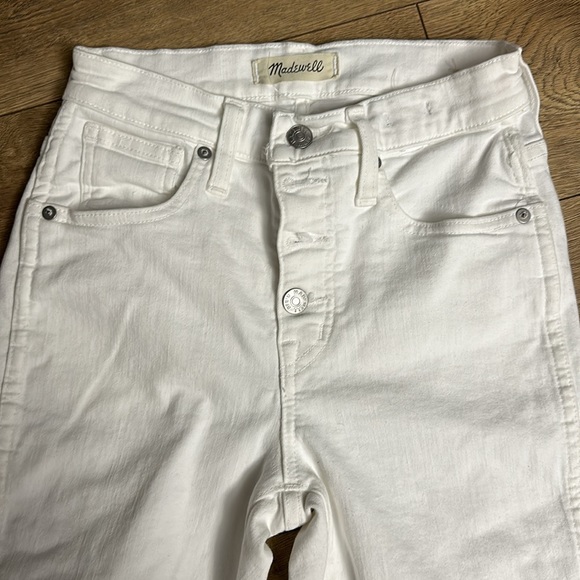 Madewell white jeans size 23 - Picture 3 of 5